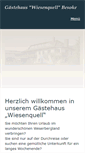 Mobile Screenshot of besoke-gaestehaus-wiesenquell.de